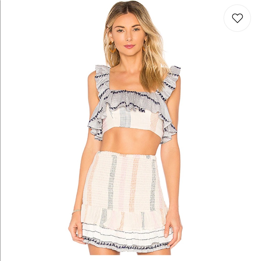 Tularosa Drea Skirt in Calamar Stripe M